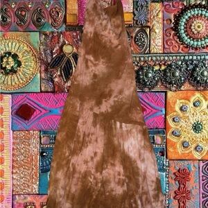 Earthbound Maxi Tie-Dye Backless Dress